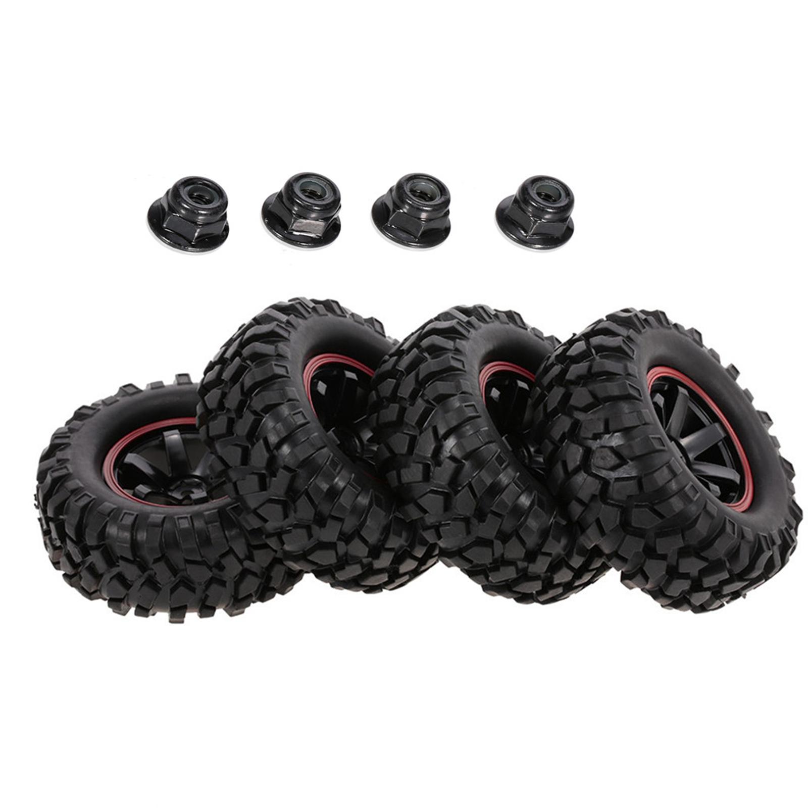 1/10 1.9 Rubber Tyres Tires Super Soft for RC Climbing Rock Crawler Car Tire and Wheel Parts