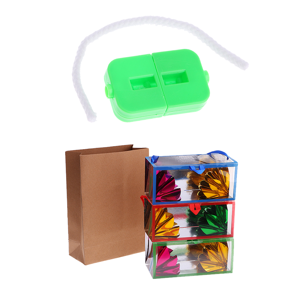 Magic Tricks Fun Broken Rope &&Appearing Flower Box Magician Supplies