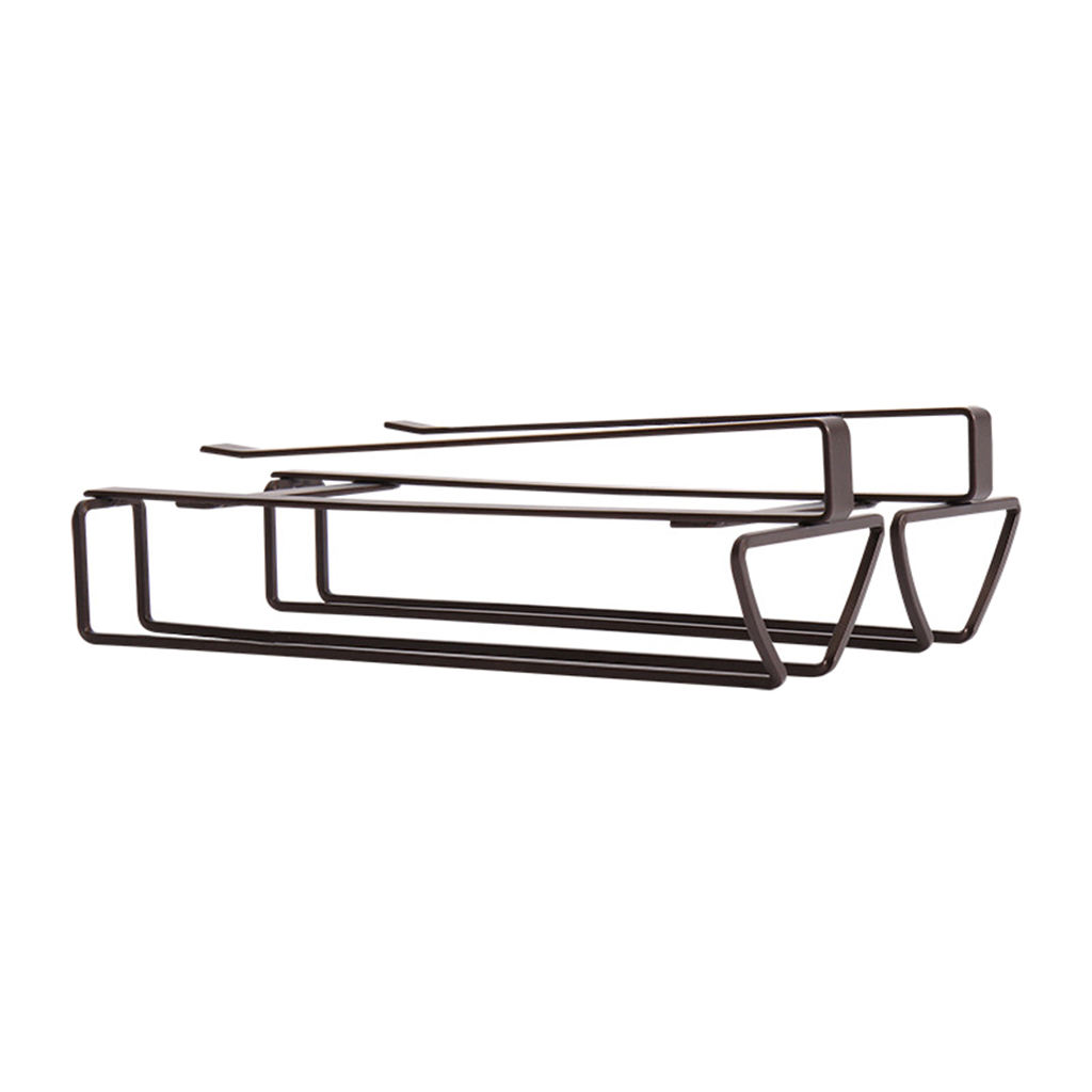 1Pc Kitchen Wine Glass Holder Bar Home Cabinet Hanging Cup Storage Draining Rack