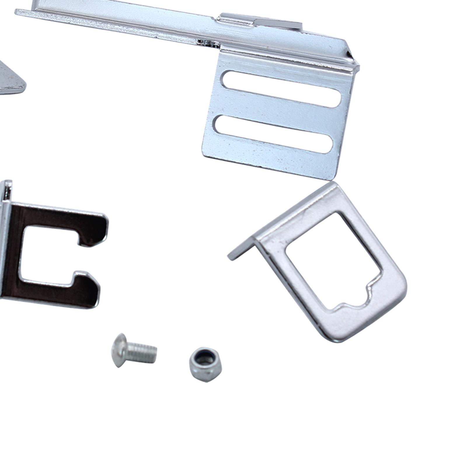 Auto Chrome Throttle Cable Kickdown Bracket Transmissions Kick Down Replacement for Chevy Sbc Holley Car Accessories