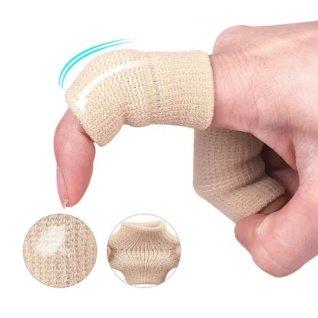BraceTop 10pcs Stretchy Sports Finger Sleeves Arthritis Support Finger  Guard Outdoor Basketball Volleyball Finger Protection New