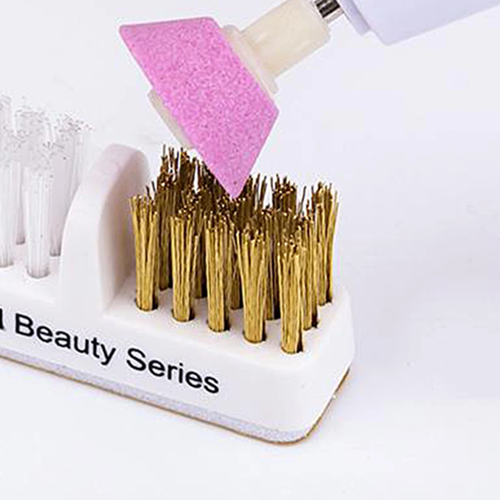 Mini Drill Bits Cleaning Brush for Nail Drill Bit Cleaner Beauty Salon Brush