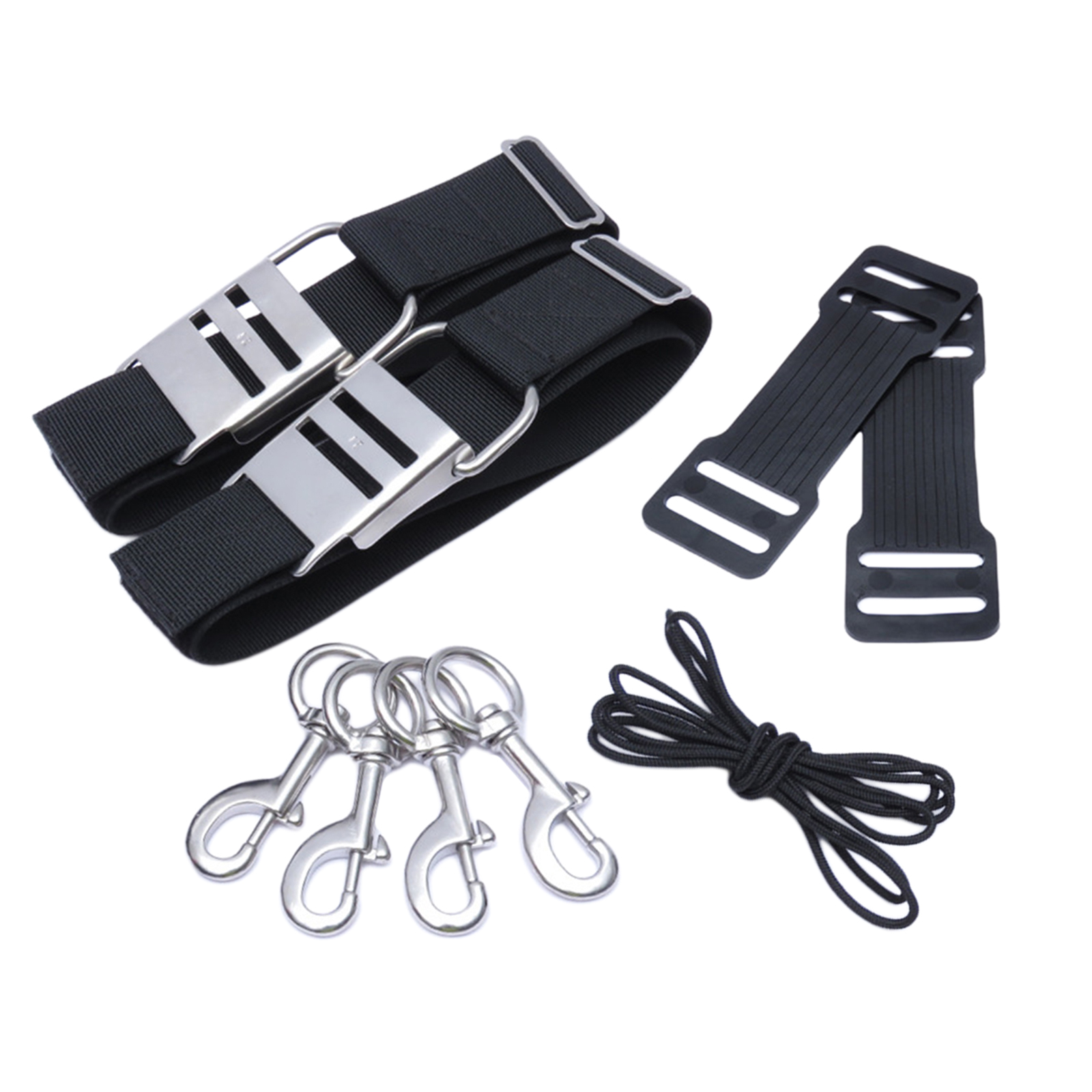 Durable Tank Lock Scuba Diving BCD Dive Band with Cam Buckle and Nylon Rope