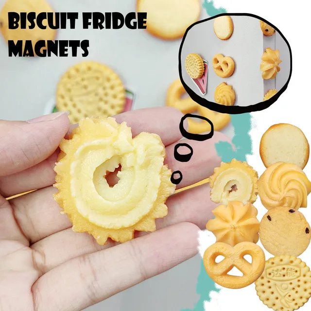 Bionic Food Fridge Magnets 3d Simulation Food Cute Refrigerator Magnetic  Stickers for Photo Magnetic Sticker Kitchen Decoration