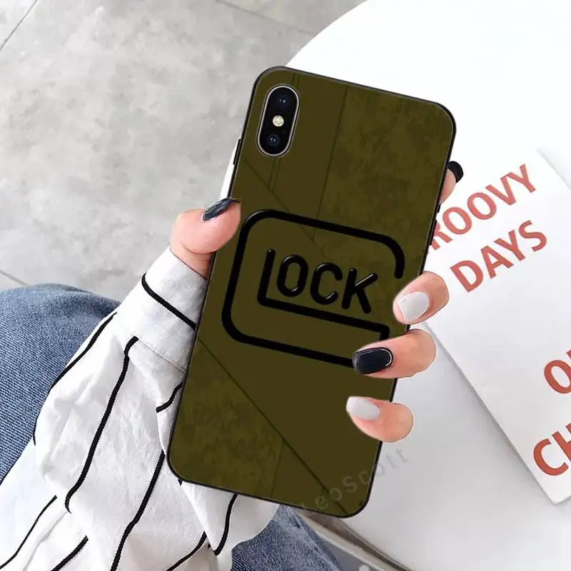 Glock Handgun Phone Case for iPhone 11 12 13 mini pro XS MAX 8 7 6 6S Plus X 5S SE 2020 XR best iphone 13 pro max case