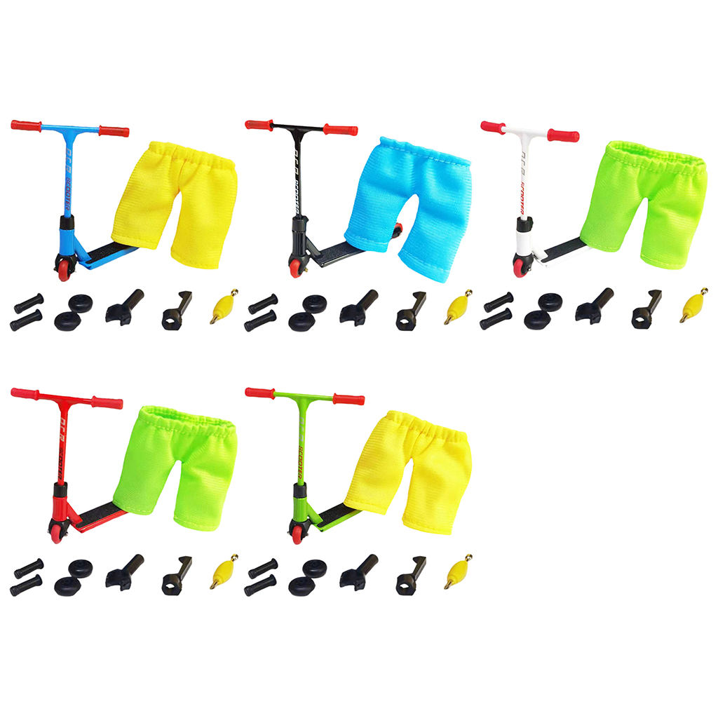 Alloy Finger Scooter Fingerboard Parts Skateboarding Interactive Finger Novelty Toys for Kids Party Favors Gift