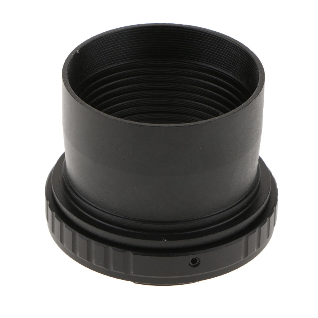 Eyepiece Adapter Ring Portable Mount Adapter Telescope Extension Tube 2in to T2 M42*0.75 Black Telescope Photo Adapters for Telescope Photo Camera