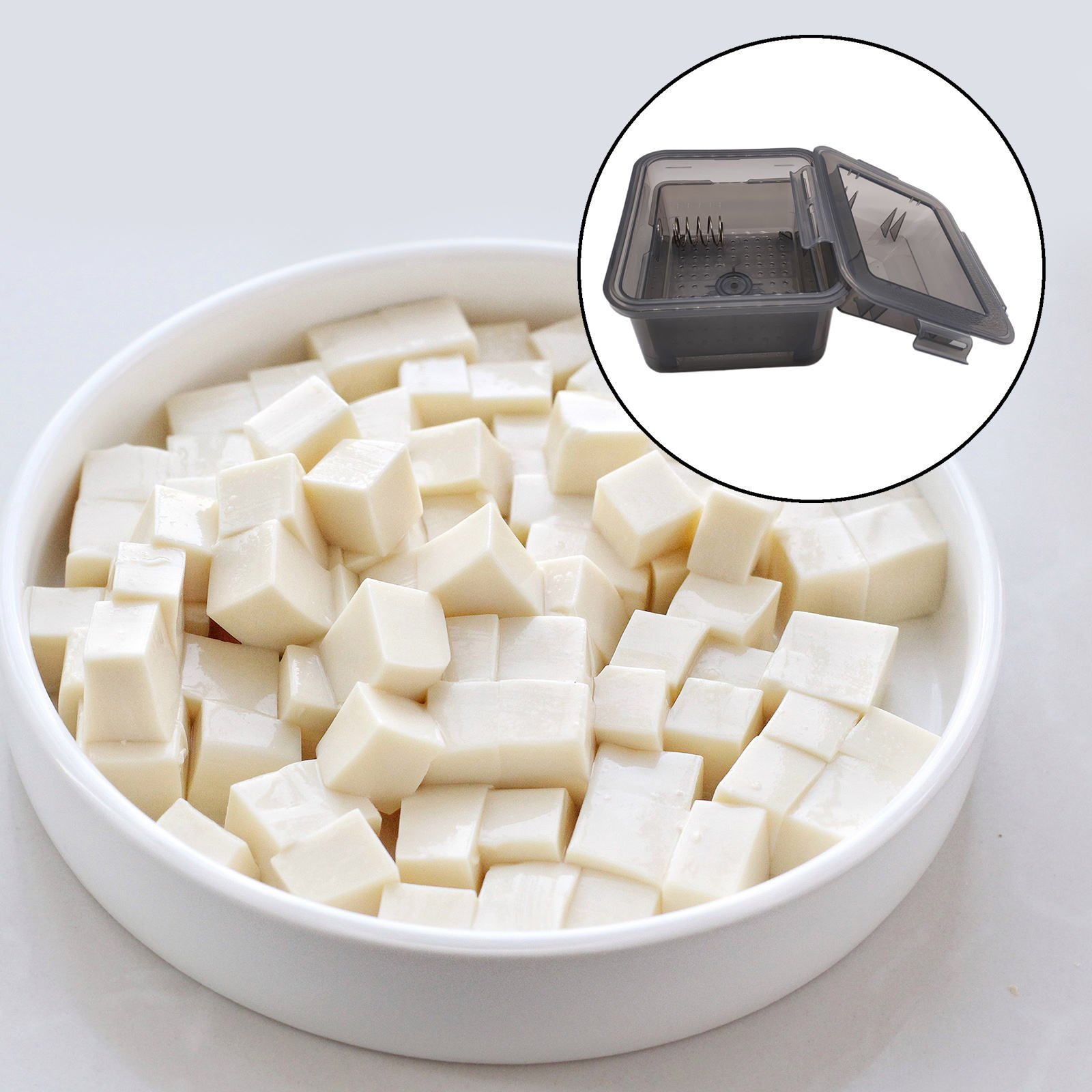 1 Set Tofu Water Filter DIY Cheese Simple Maker Effective Drainer Plastic Gadget Extra Safe Delicious Tofu Clean-up for Kitchen