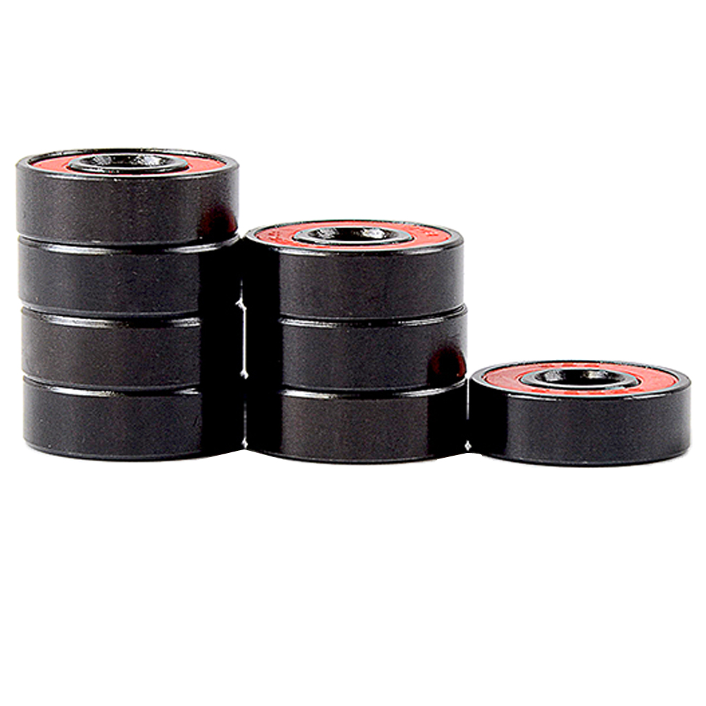 8pcs Professional Skateboard 608 Bearings ABEC-9 Inline Skate Longboard   Wheel Steel Ring Sports Accessoris Parts