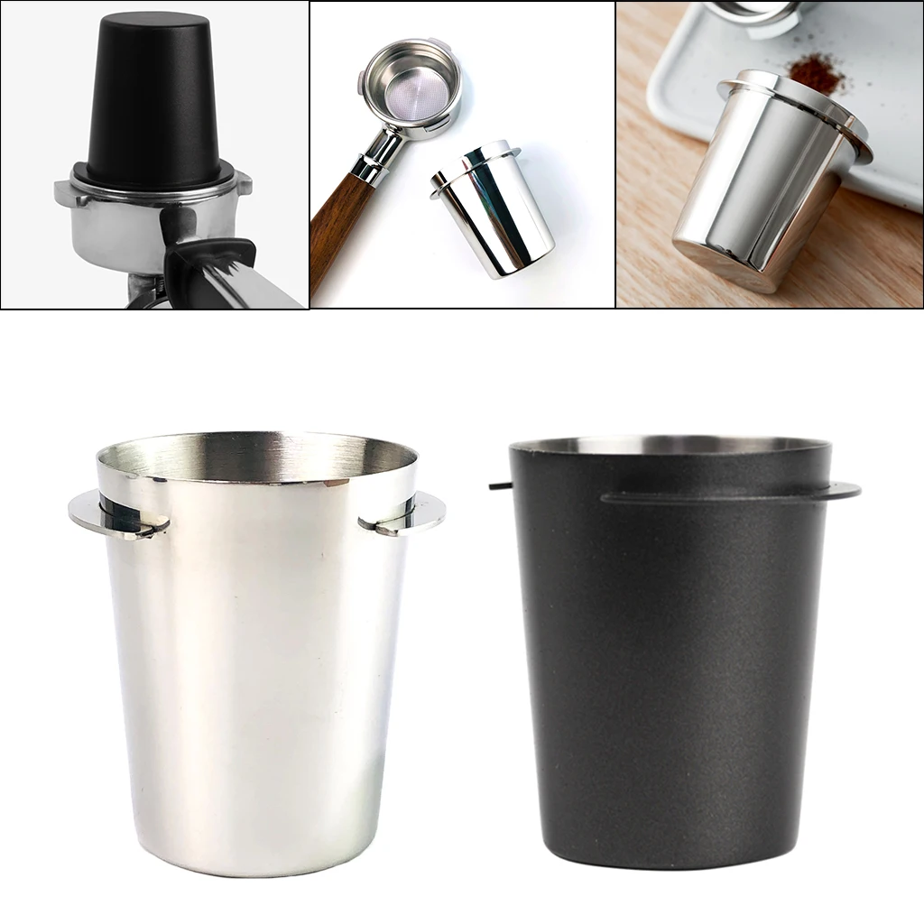 54mm Stainless Steel Coffee Dosing Cup Durable Sniffing Mug Grinder Assistant for Coffee Tamper Rust Resistant