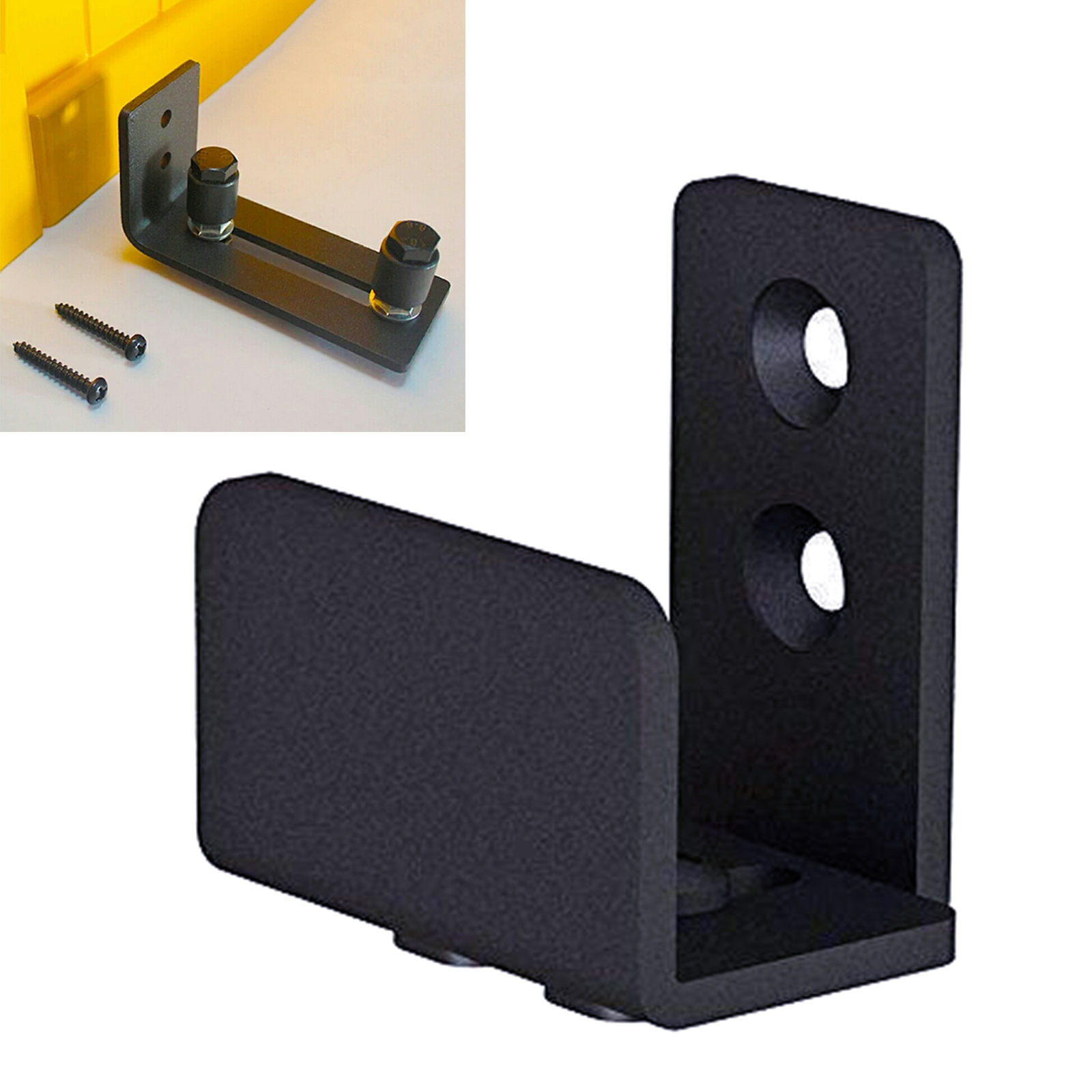 Wall-mounted wall-mounted sliding door bottom floor guide with adjustable