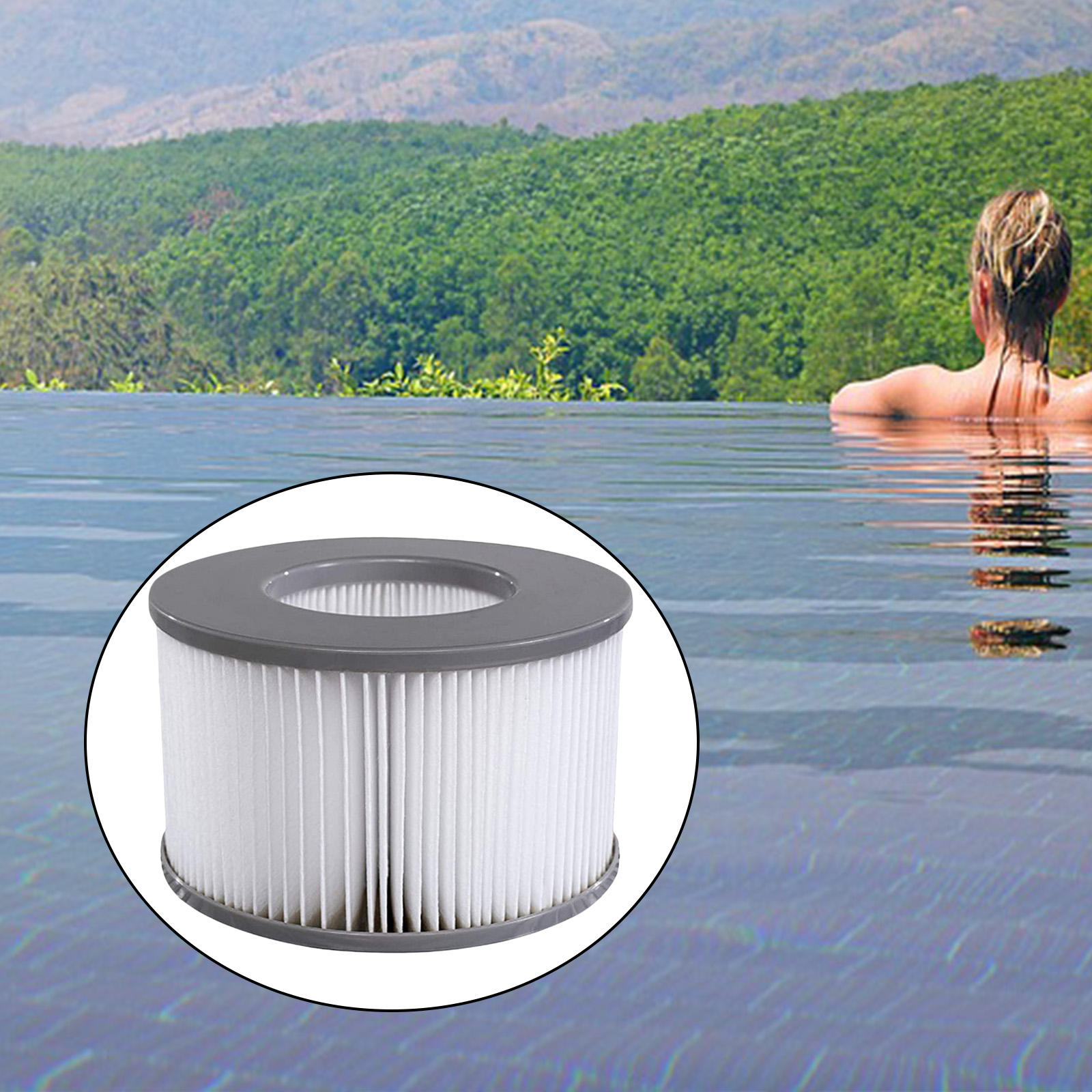 Inflatable Bathtub Hot Spa Pool Filter Cartridges Replacement Part for Mono for Camaro Swimming Pool Filter Replacement