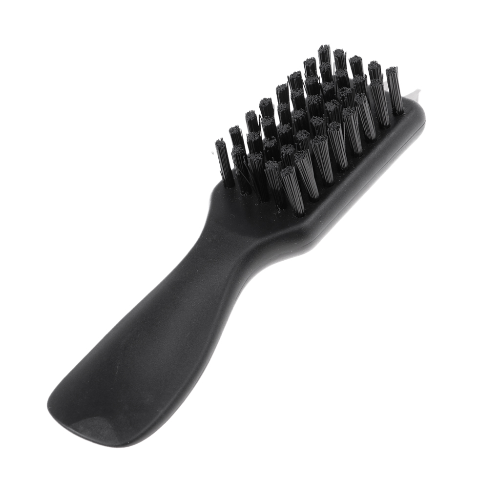 Universal Golf Shoe Brush Cleaning Bristles Groove Cleaner Shoehorn Handle