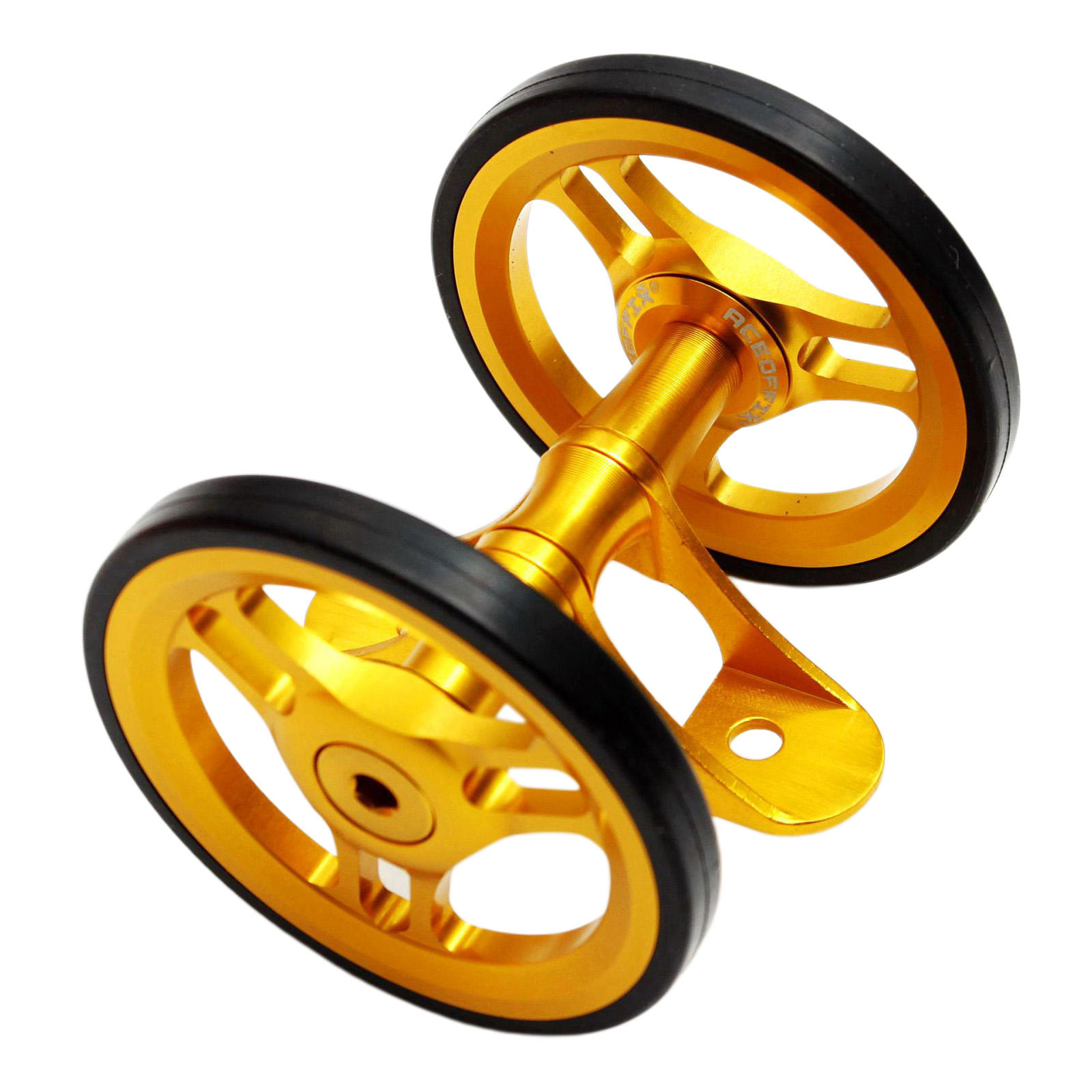Folding Bike Easy Wheel EZ Wheels for Brompton Wheel Roller for Traveling Carrying Modification Bicycle Spare Wheels Outdoors