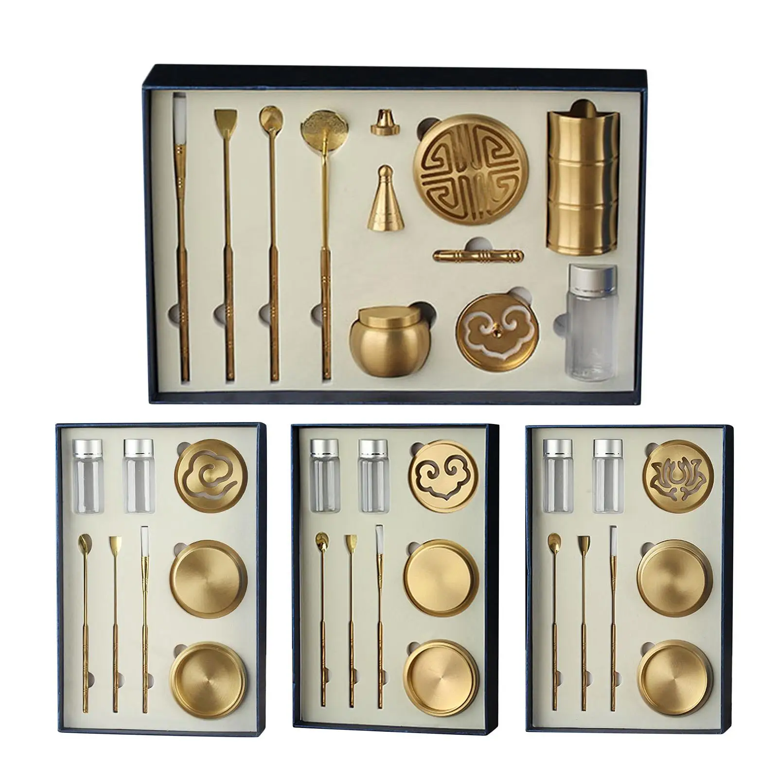 Brass Incense Making Kit Professional Pure Copper Incense Road Introductory Set