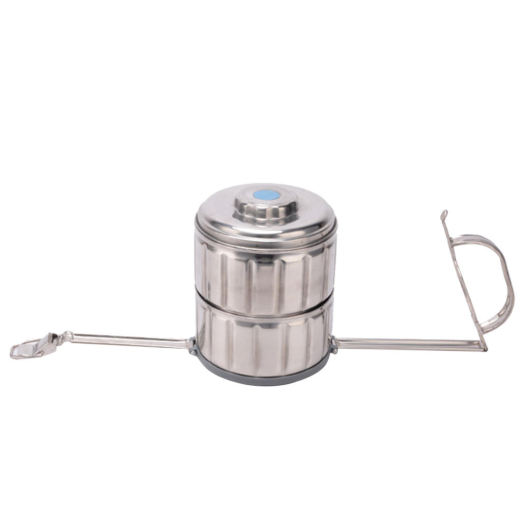 Stainless Steel Thermal Lunch Box Portable Stackable Bento Box 2 Tier/3 Tier