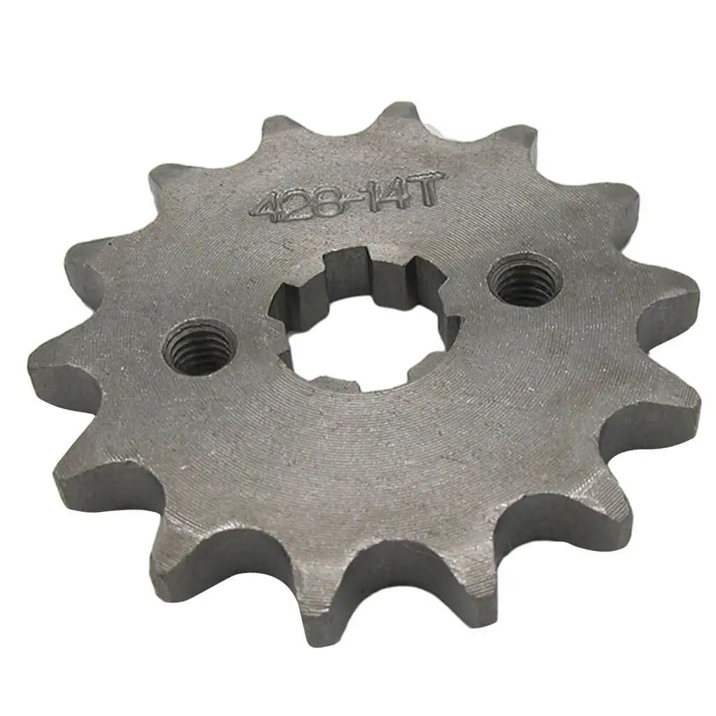 14T Teeth 17mm Front Sprocket Cog 428 Chain for Trail Dirt Bike 