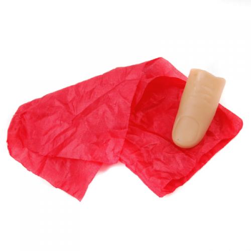 Funny Silk  Magic Toy Trick Magician Props Realistic Thumb Tip Flesh Color