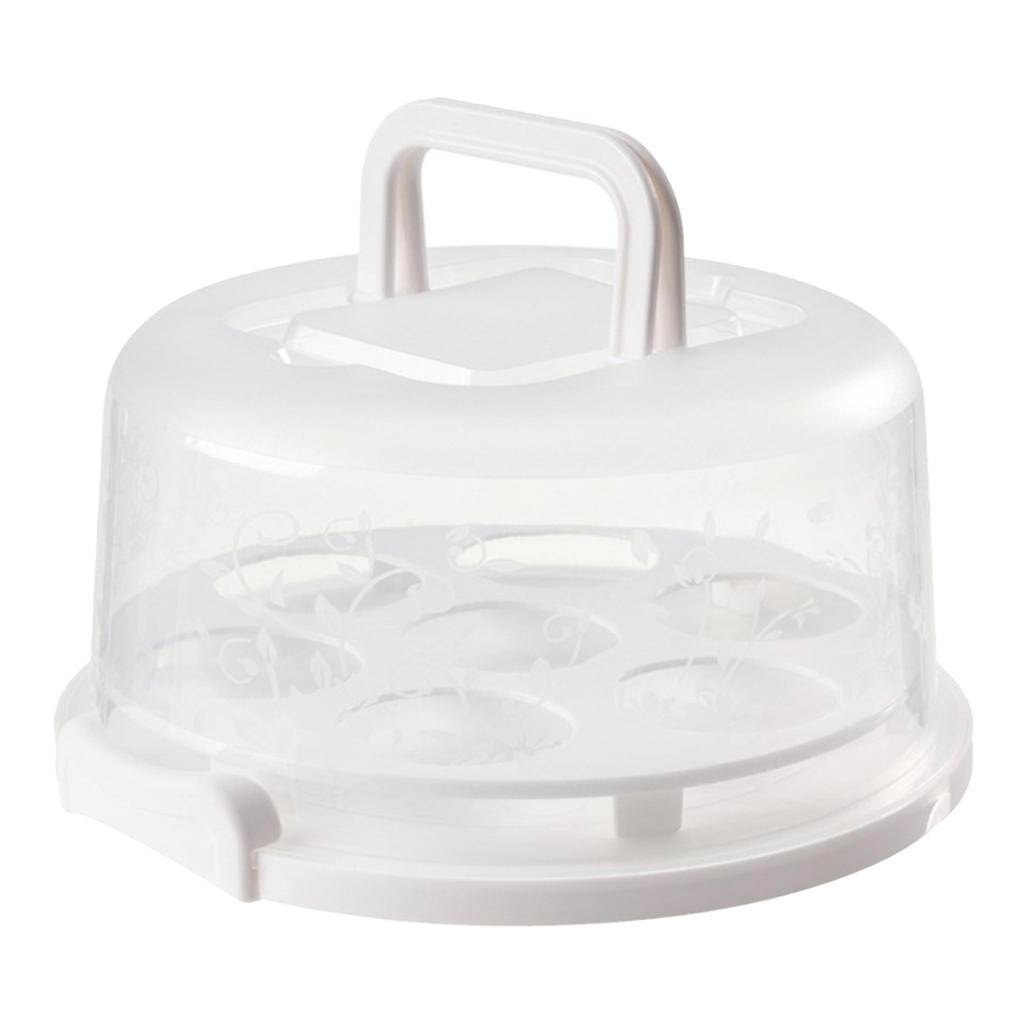 Cake Dessert Cupcake Muffin Carrier Container Translucent Dome Portable