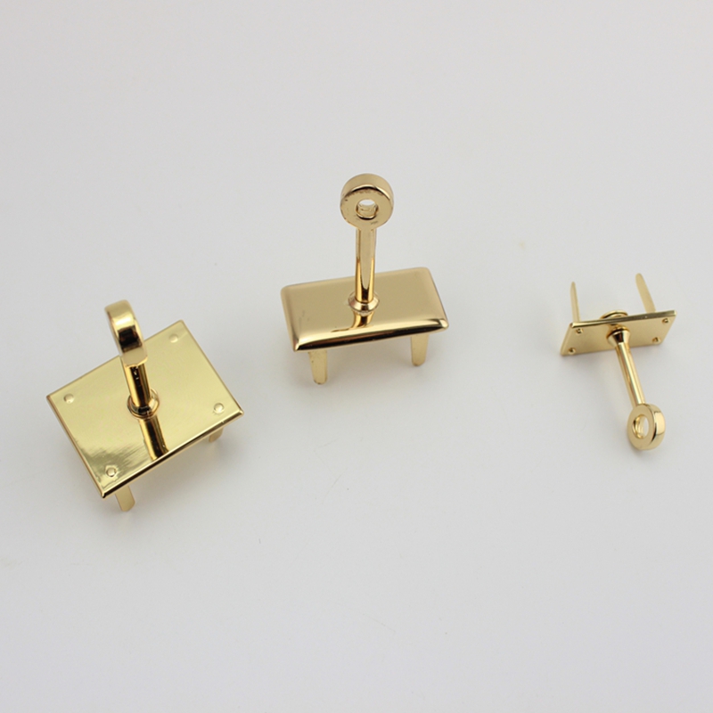 40pcs 5pcs Repair high end lock seat female package lock buckle twist bag hardware accessories platinum bag lock Arch bridge