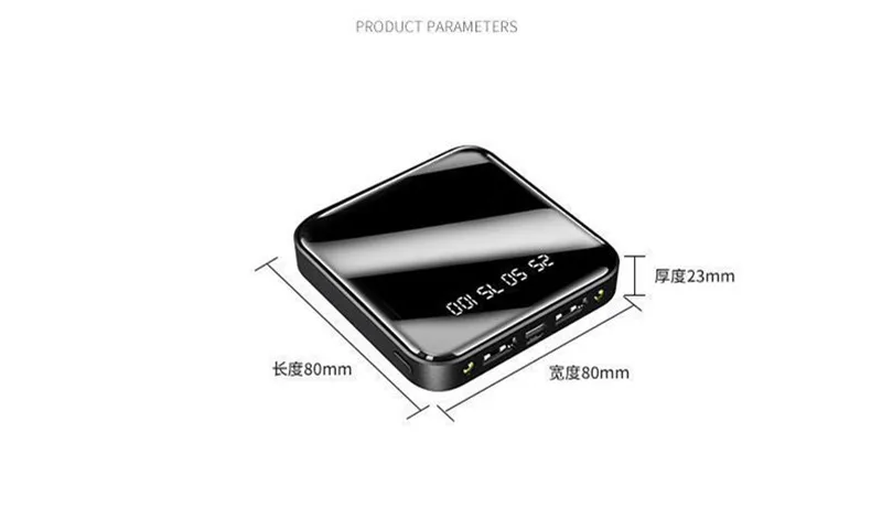 top power bank Mini Power Bank 88000 MAh Fast Charging Power Bank Portable External Battery Charger For iPhone Xiaomi Samsung powerbank 30000