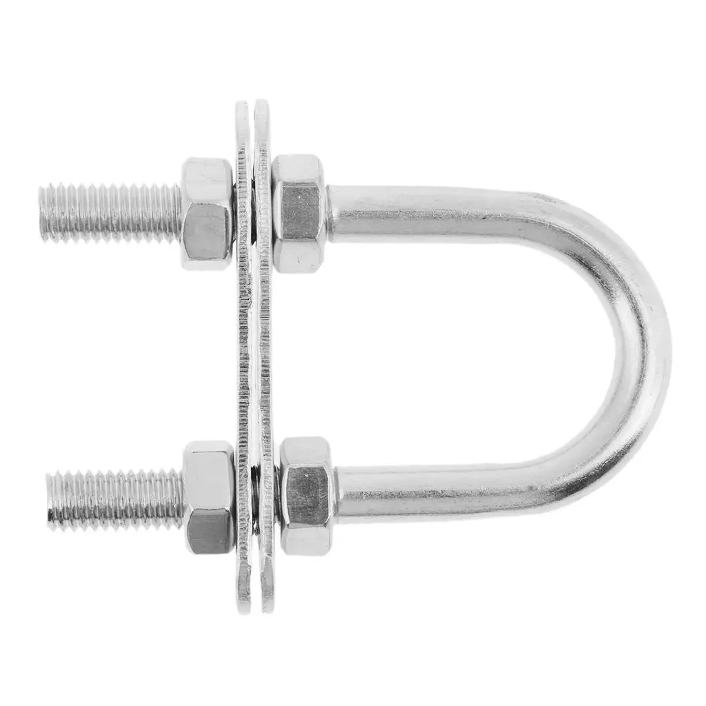 Stainless Steel Boat Marine Bow/Stern Eye Heavy Duty U-Bolt Rigging - 7*80mm