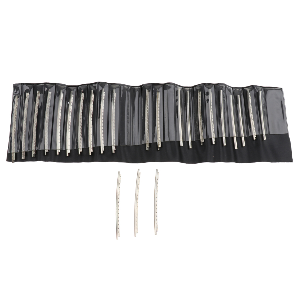 Pack of 24 Fretwires Fretboard Fingerboard Wires Luthier Tool for Electric Guitar Replacement Parts