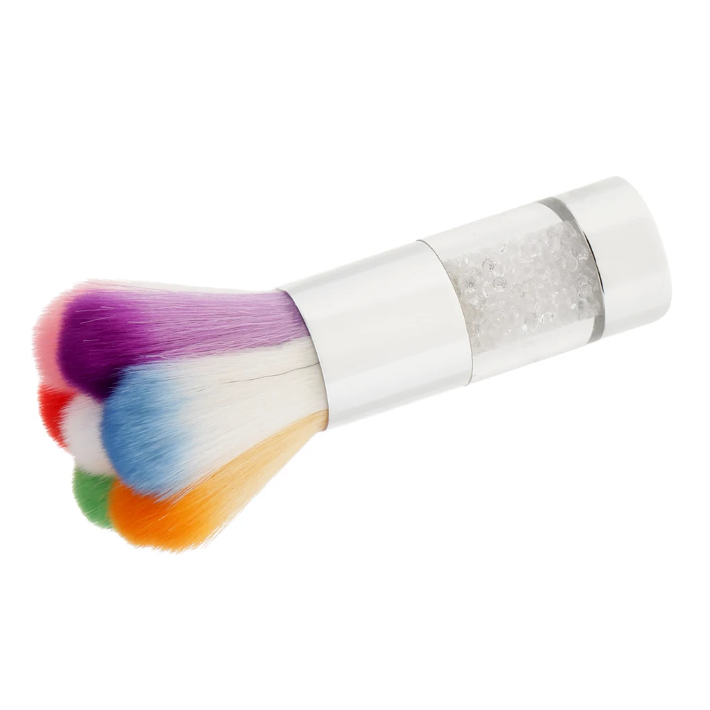  Colorful Nail Art Brush Dust Cleaner Cleaning UV Gel Powder Remover