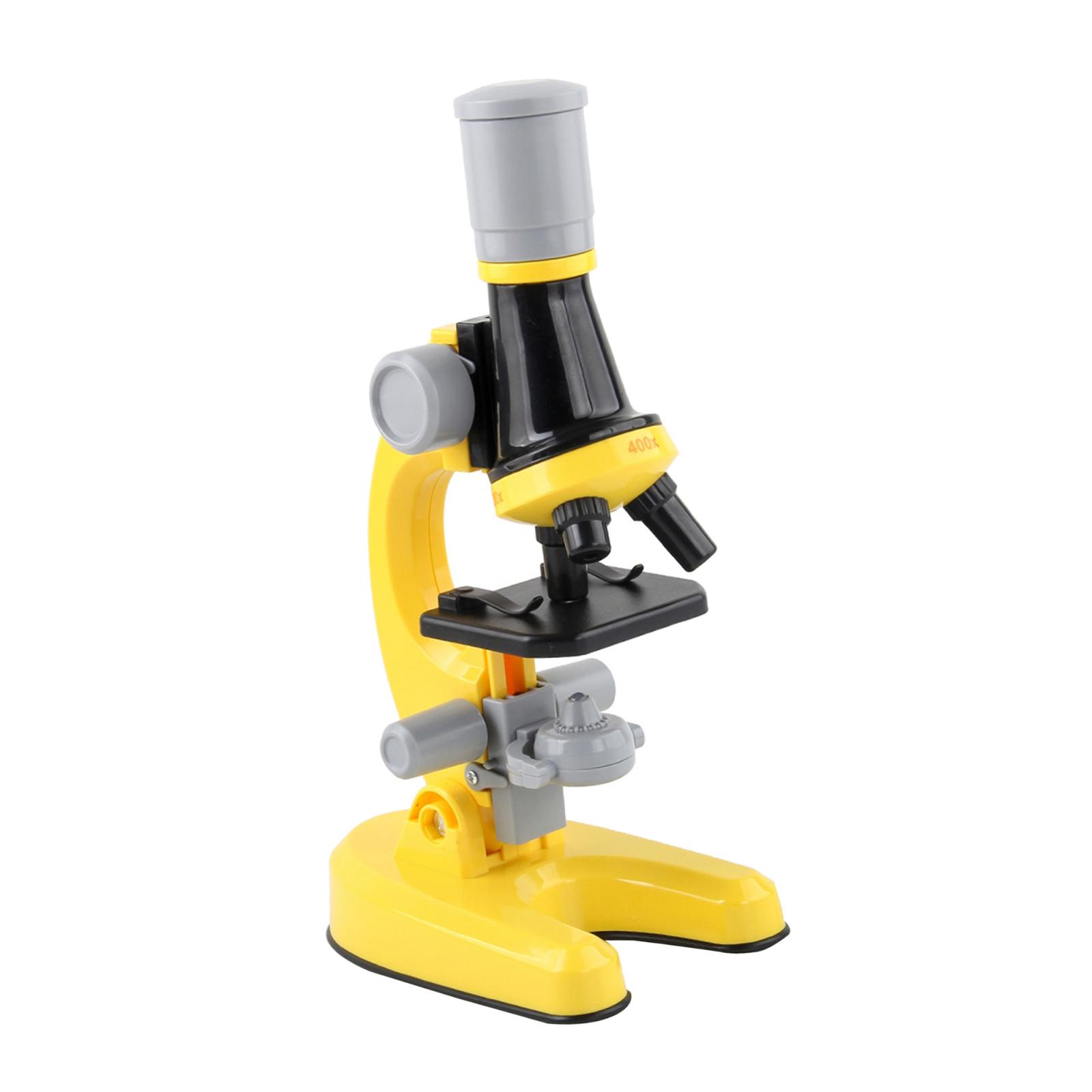 Children Optical Microscope Lab LED 100/400/1200X Magnification  Toys
