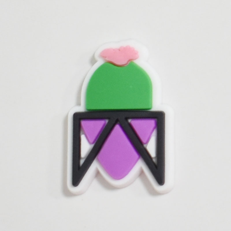 Crocses Charms  Environmental Protection Series PVC Flexible Glue Removable Shoe Ornament Shoe Buckle Decorative Buckle