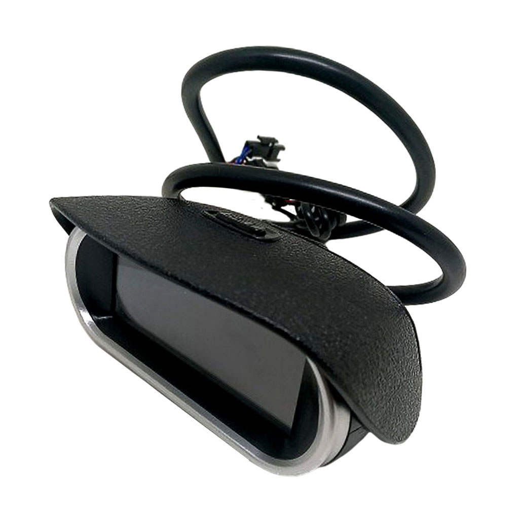 Tachometer Tacho Gauge Fit for Construction Vehicles Ships 50-9999RPM LCD Screen