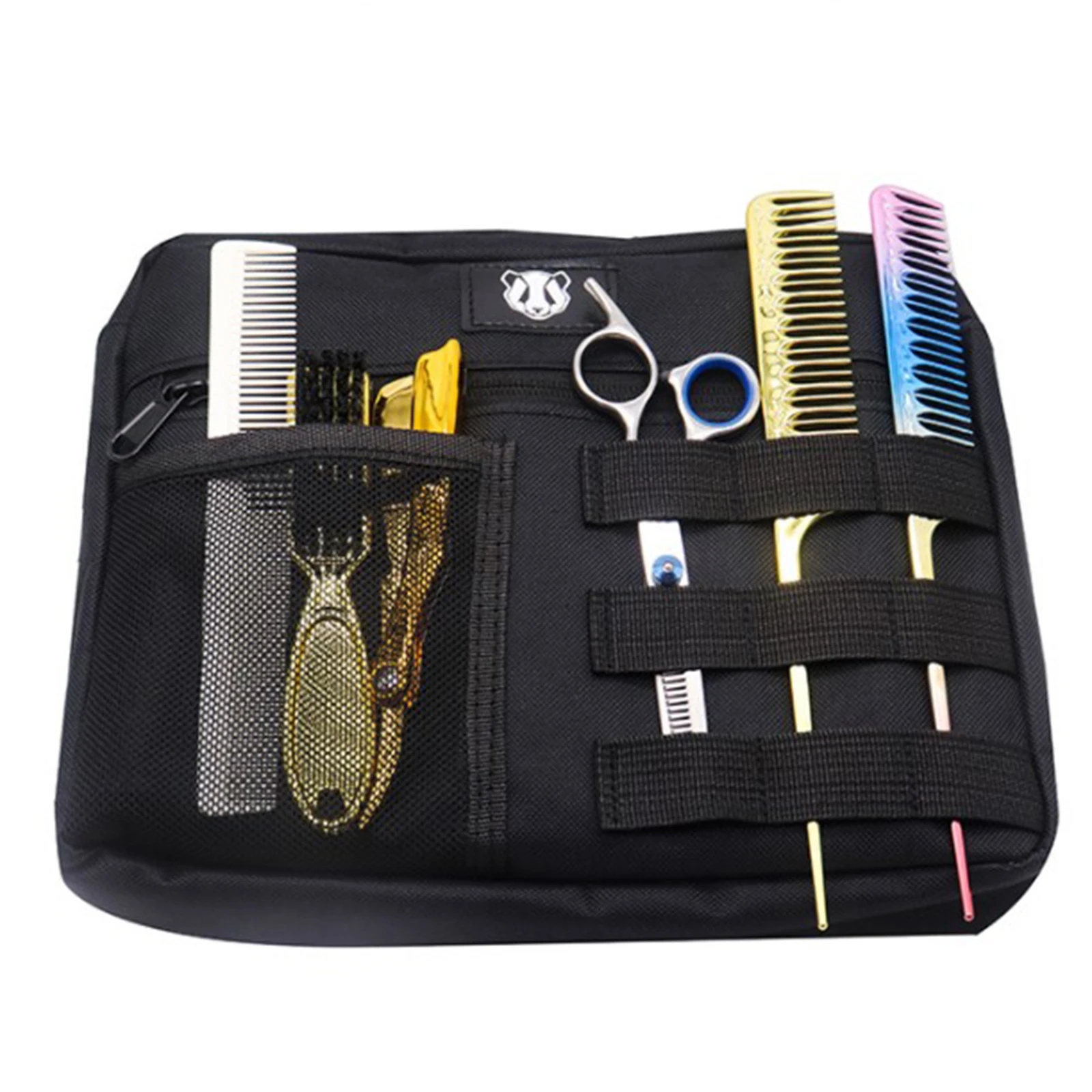 Salon Barber Shoulder Vest Scissor Bag Organizer Multi-functional Hairdressing Tools Shoulder Bag Storage Case Hairstylist Bag