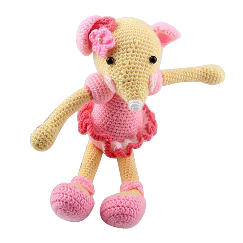 Amigurumi Crochet Kit, Knitting Animal Mouse Doll - DIY Handmade Projects