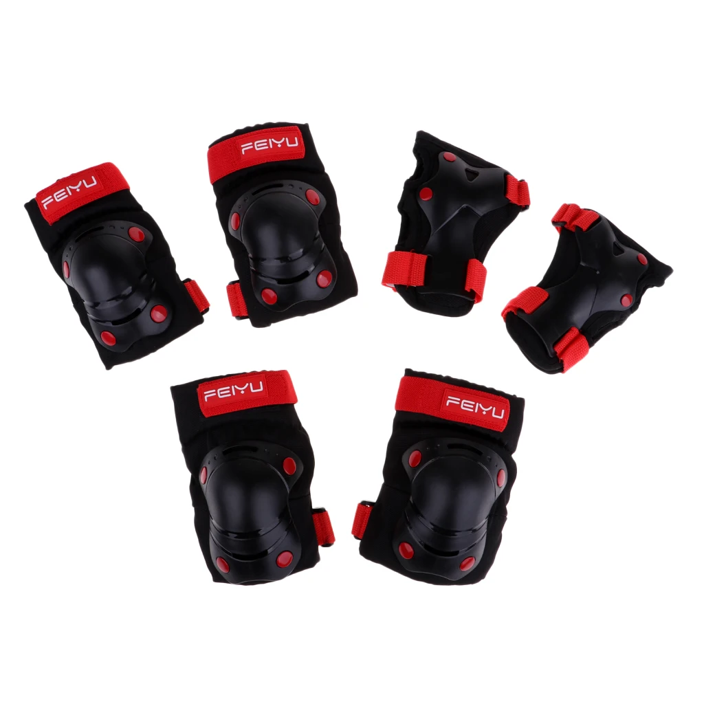 EVA Protective Gear Wrist Knee Elbow Pad Protector for 3-6& 6-10 Years Children Elbow Knee Pads Sports Safety