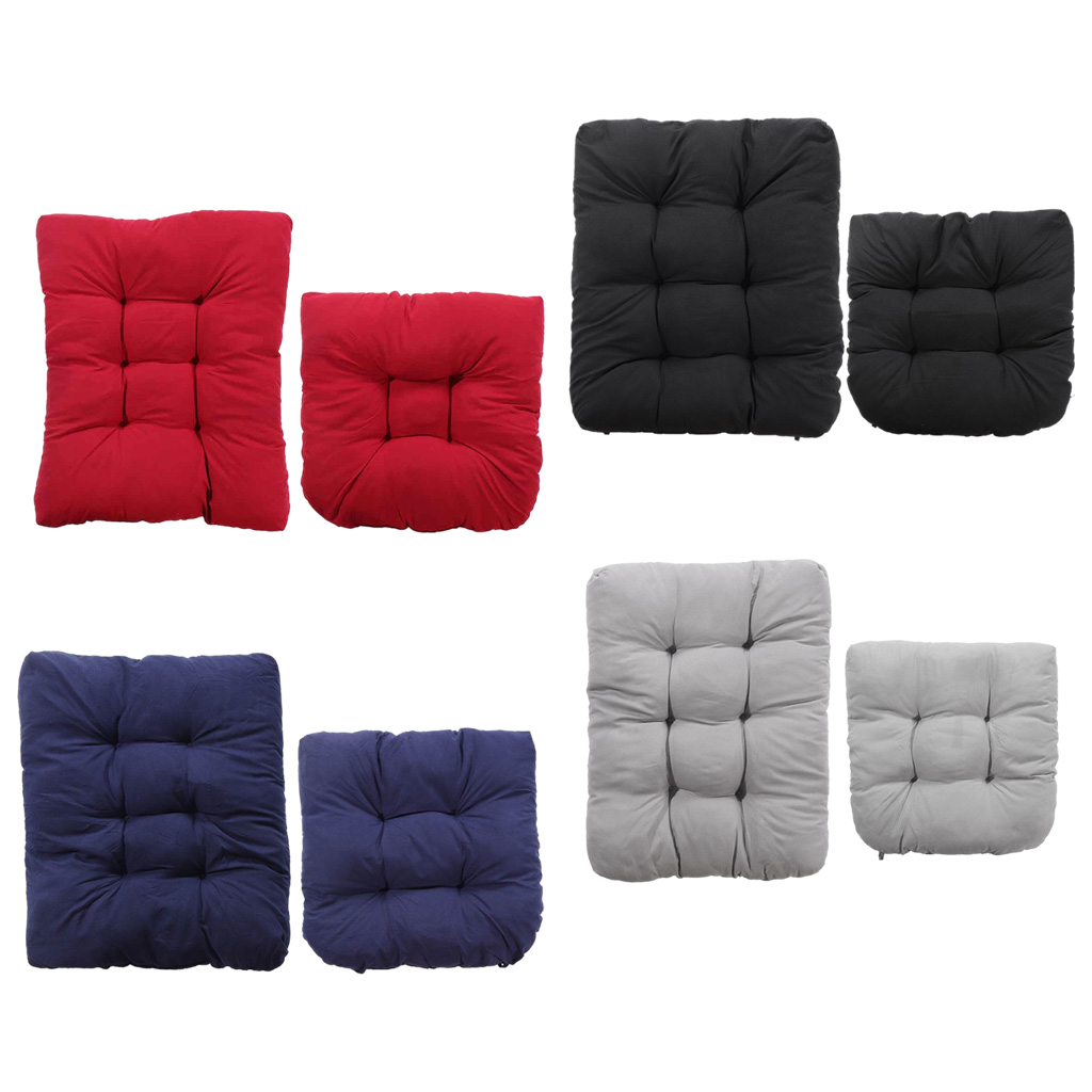 Solid Color Cushion Soft Comfortable Rocking Chair Seat Cushions Reclining Chair Cushion Seat and Back Cushions