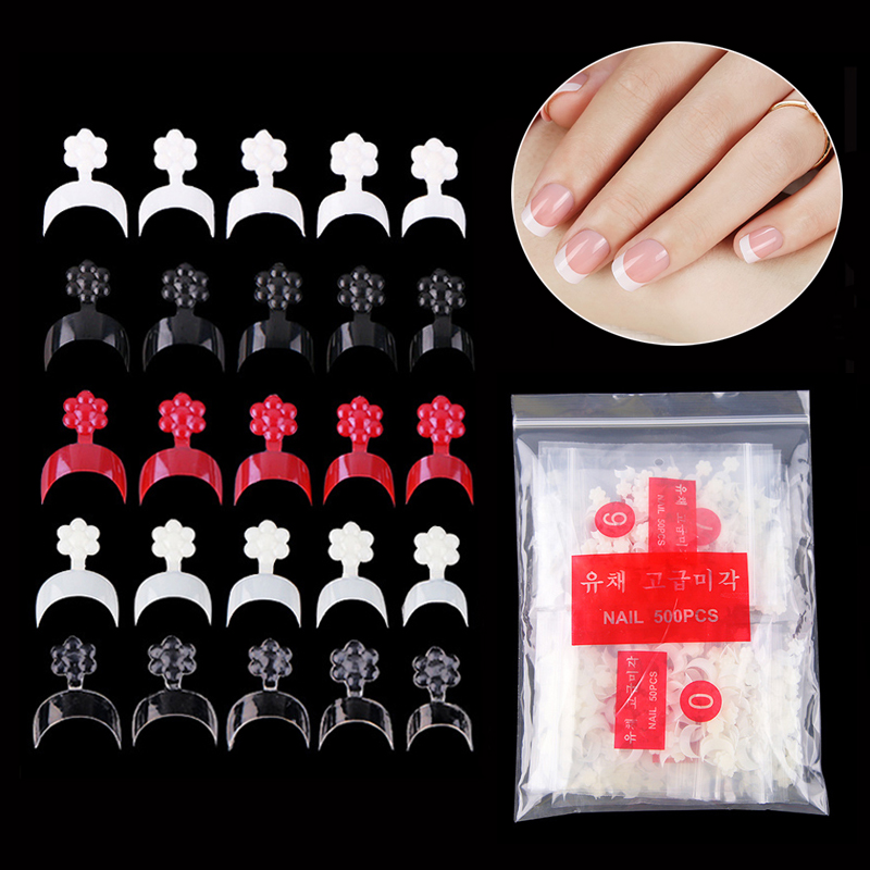 Best of 500 PCS / Bag Professional Acrylic French Nail Tips White / Nature / Clear Half Cover Artificial French False Nail UV Gel Polish Tools Reviews & Tips