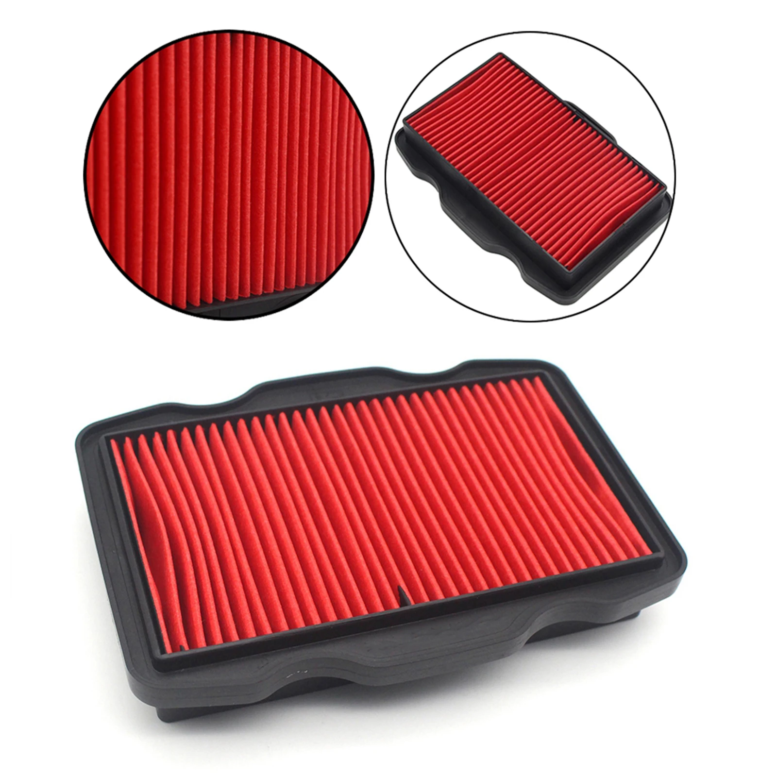 1pc Motorcycle Parts Air Filter Sponge Red for Honda CB125F GLR125 2015-2019
