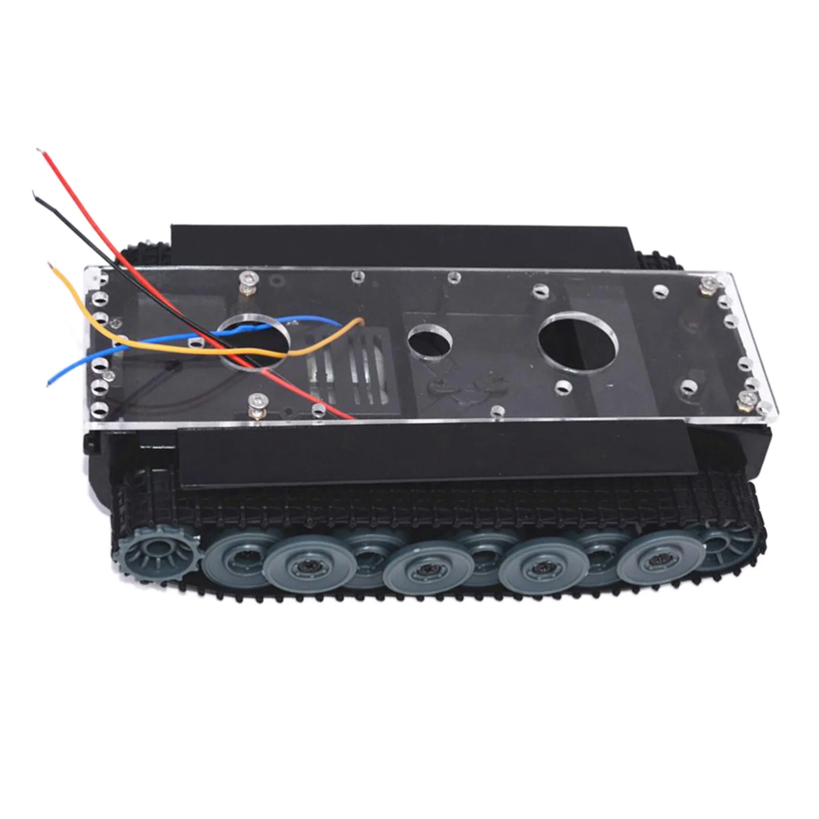 Professional Acrylic 1/32 Smart Robot RC Tank Car Chassis Kit Crawler Track DIY Education Platform Chassis Kit