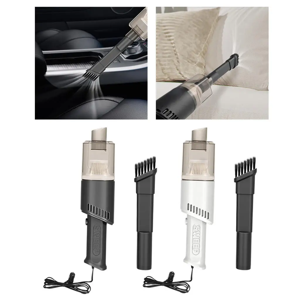 Portable Corded Car Vacuum Cleaner Wet Dry Dual-Use Dust Cleaner Wired Car Vacuum Cleaner for Car