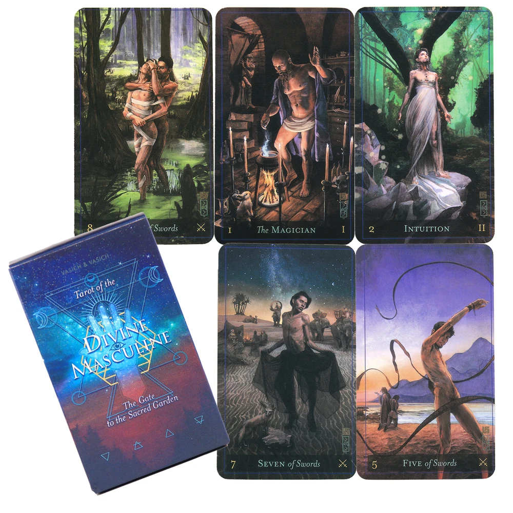 2021 High Quality Special Style Classics Beautiful New Arrive Tarot of The Divine Masculine Cards Popular Style Oracle Cards