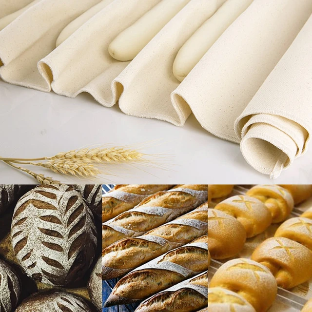 Linen Cloth Proving Bread Baguette Flax Cloth Baking Mat Fermented