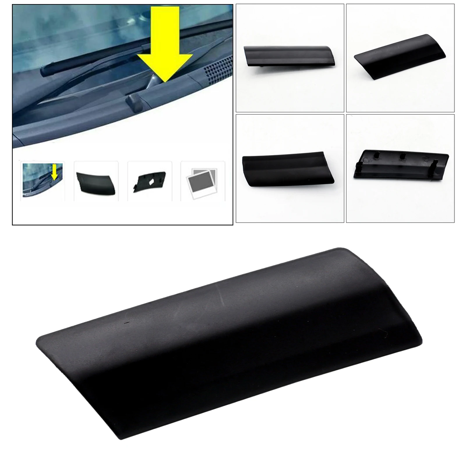 Car Wiper Scuttle Panel Trim Cover Left 735452714 Replacement for Fiat 500 car windshield