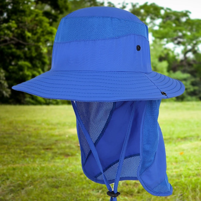 Wffo Children Summer Fan Cooling Baseball Cap Hat USB Charging Shade Sunscreen Hat Blue 
