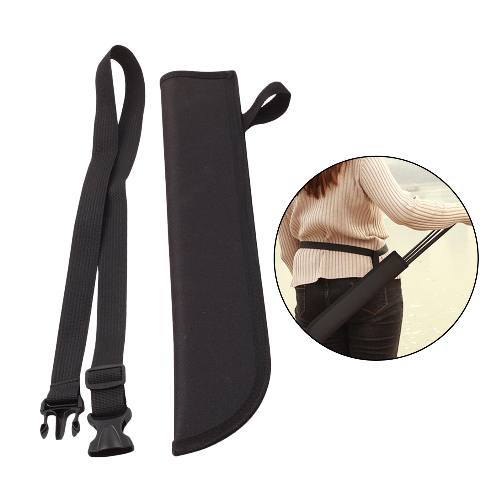 Archery Arrow Quiver Bow Holder with Belt Adjustable Back Waist Shoulder Bag