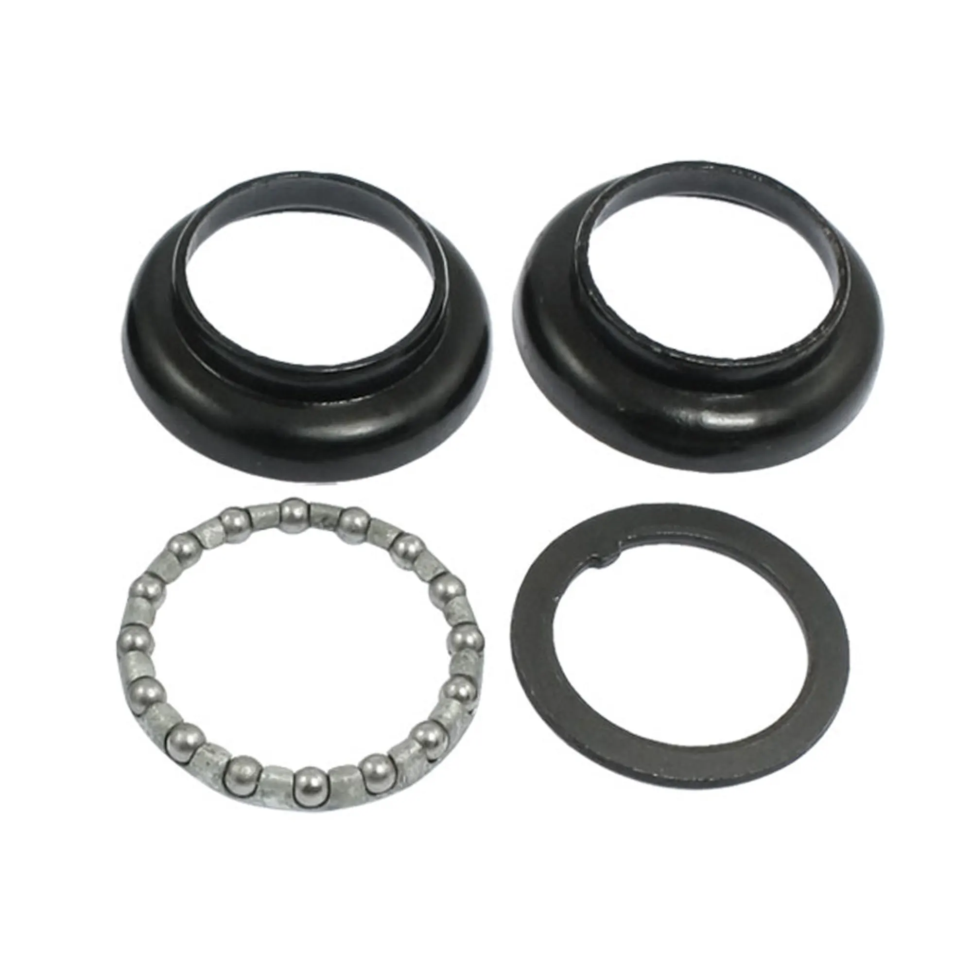 X AUTOHAUX 1 Set Bicycle Headset Spacer 28.6mm Fit for 1 1/8 in Black 