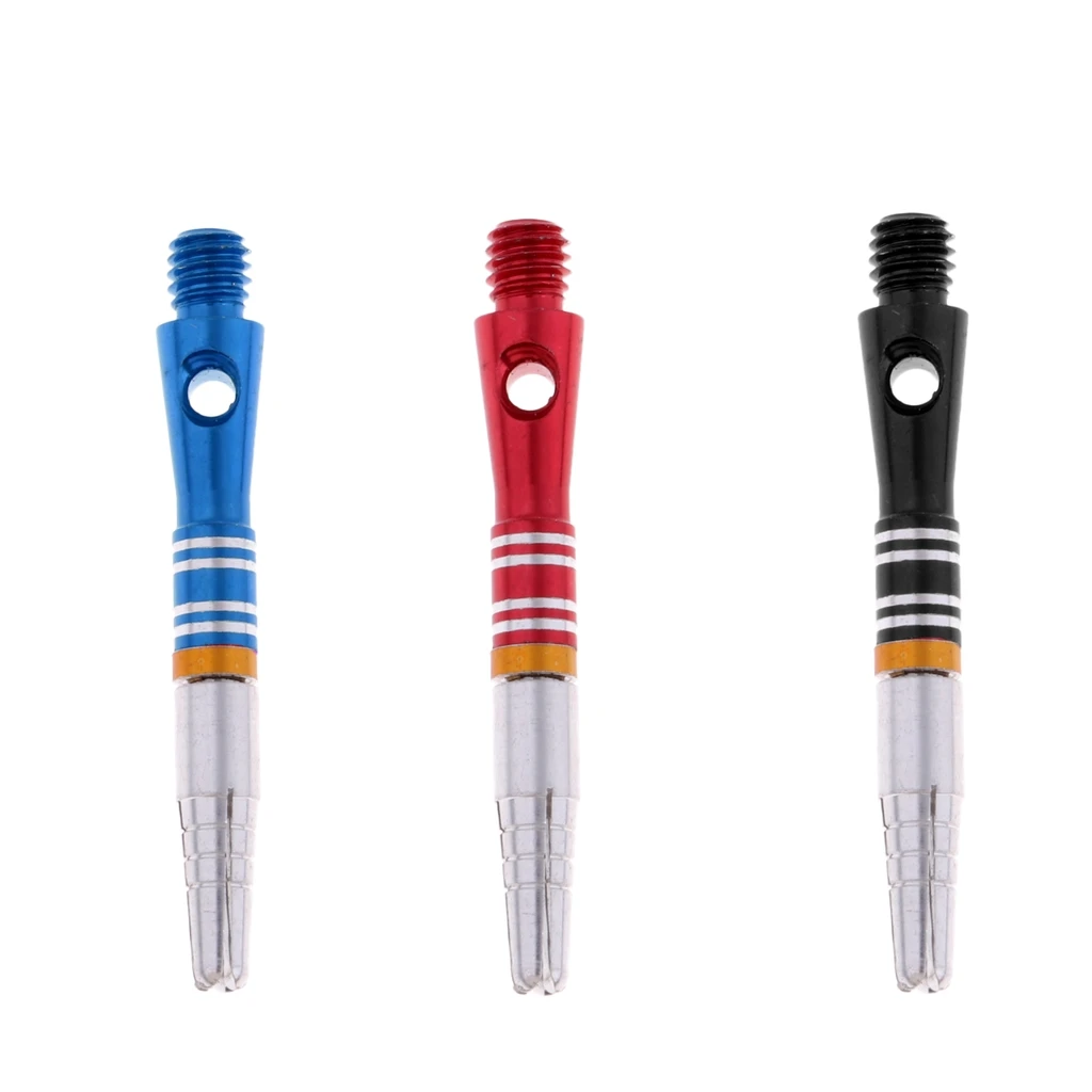 360 Rotating Medium Dart Shaft Stem Lightweight Aluminum Alloy Darts Accessories Red/Blue/Black