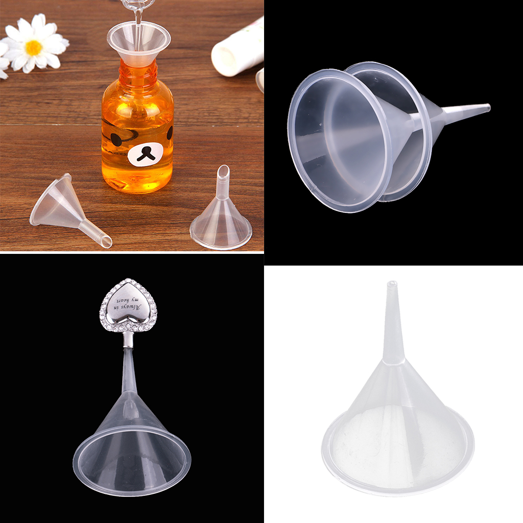 3pcs Lot Plastic Mini Funnel for Essential Oil Bottles Filling Tool Lightweight Portable Tiny Plastic