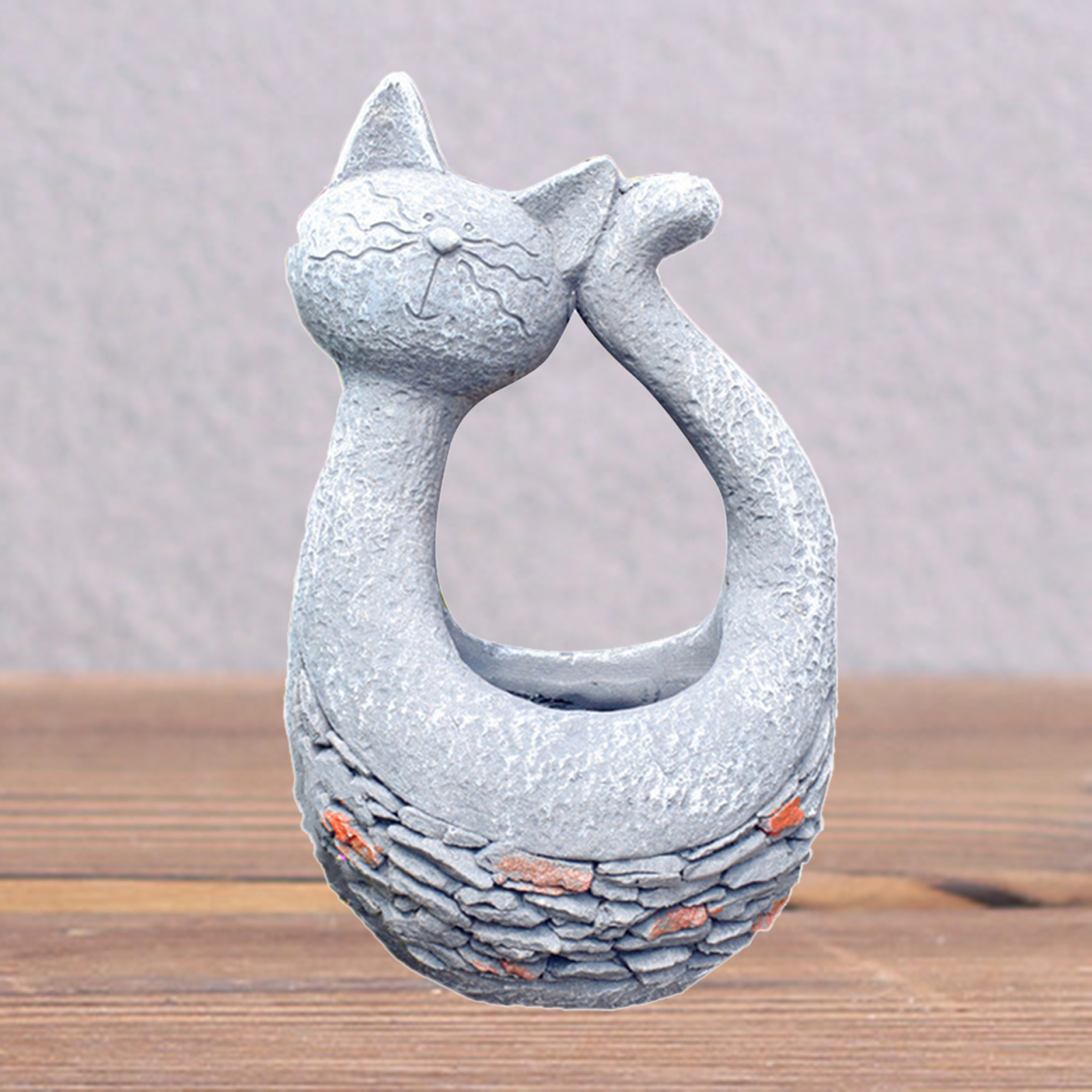 Cute Cat Figure Succulent Plant Pot Animal Flower Planter Flowerpot Home Garden Decor Bonsai Pots Outdoor Decor