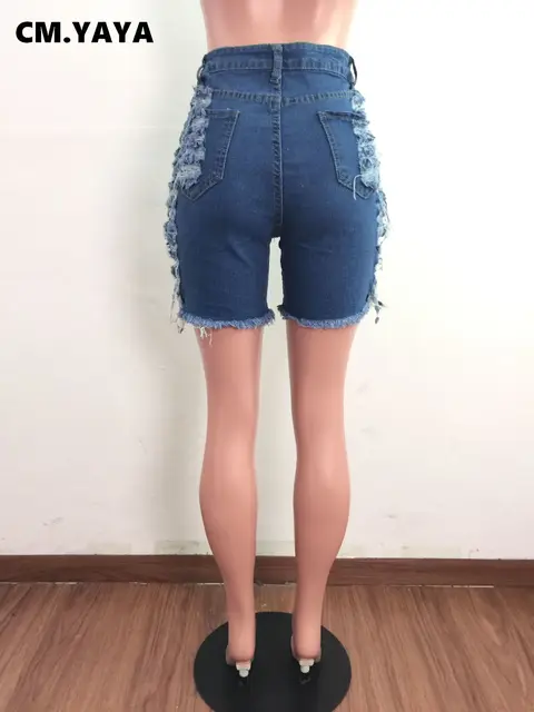 Hole Denim Jeans Shorts Hollow Ripped  Sexy Ripped Jeans Shorts Women - Women  Jeans - Aliexpress