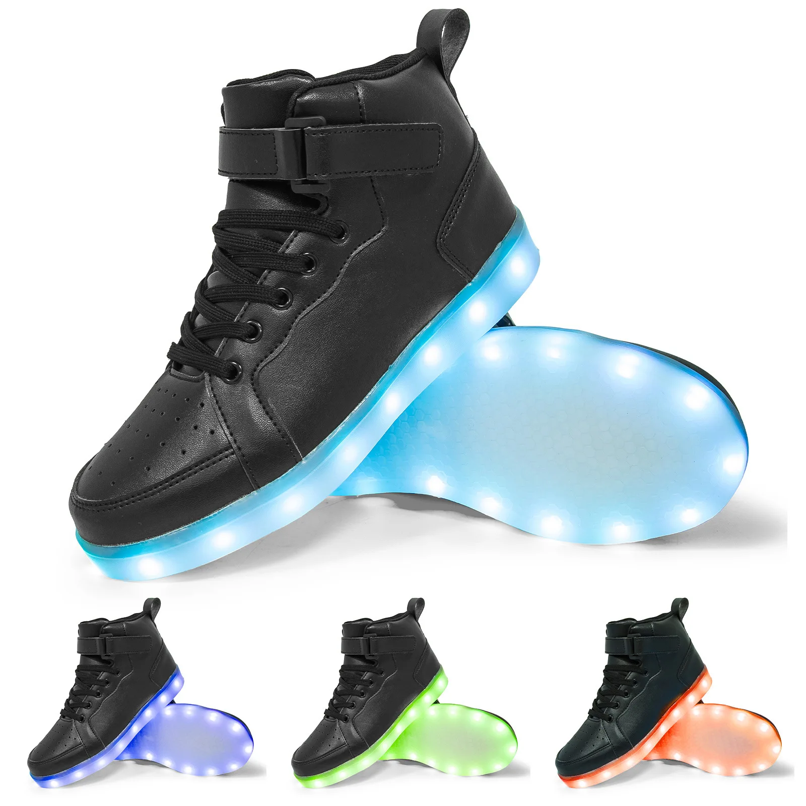 women's vulcanize shoes discontinued Men Led Luminous Shoes Women High-Top Charging Glowing Sneakers Children USB Rechargeable Shuffle Dance Shoes Size 25-47 women's vulcanize shoes expensive